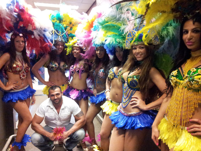 themafeest caribisch danseressen